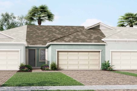 New construction Townhouse house 830 Ruddy Quail Pl, Sun City Center, FL 33573 Anclote- photo 0