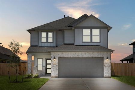 New construction Single-Family house 6330 Old Cypress Landing, Rosenberg, TX 77338 Plan 148- photo 0 0