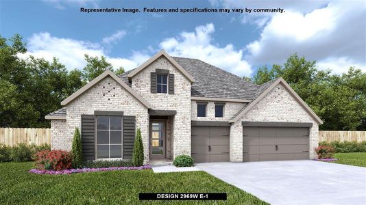 New construction Single-Family house 1737 Windward Way, Seguin, TX 78155 Design 2969W- photo 0