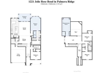 New construction Single-Family house 1221 Jolie Rose Bnd, Leander, TX 78641 Westbury Plan- photo 1 1