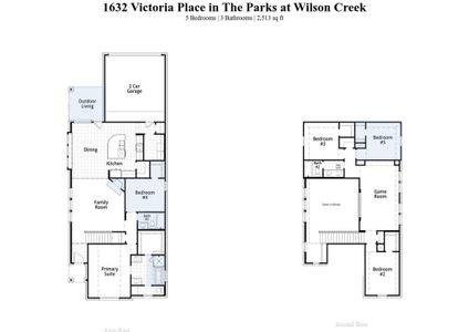 New construction Single-Family house 1632 Victoria Place, Celina, TX 75009 Warrenton Plan- photo 1 1