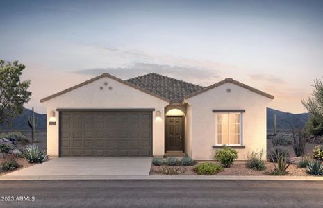 New construction Single-Family house 43392 W Echeverria Court, Maricopa, AZ 85138 Verbena- photo 0