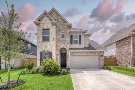 New construction Single-Family house 15215 Westburn Loch Drive, Humble, TX 77346 Ashville- photo 0