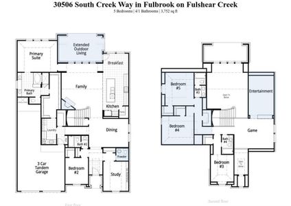 New construction Single-Family house 30506 South Creek Way, Fulshear, TX 77441 208 Plan- photo 1 1