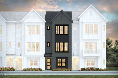 New construction Townhouse house 1173 Cottonsprings Drive, Wendell, NC 27591 Greenwich- photo 0