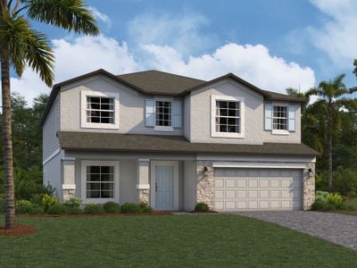 New construction Single-Family house 38318 Tobiano Loop, Dade City, FL 33525 Malibu- photo 0