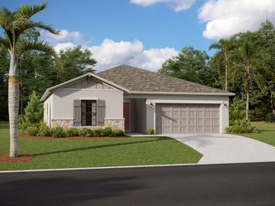 New construction Single-Family house 9734 Last Light Glen, Parrish, FL 34219 Ventura- photo 0