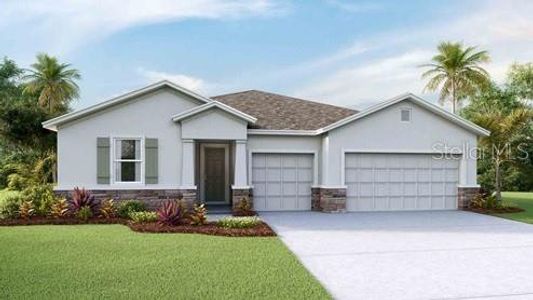 New construction Single-Family house 10740 Bridge Heights Loop, San Antonio, FL 33576 - photo 0