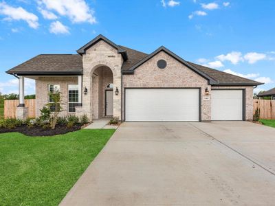 New construction Single-Family house 11410 Younguist Drive, Mont Belvieu, TX 77535 Brighton- photo 0