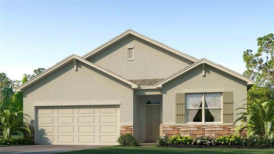 New construction Single-Family house 7342 Broad River Avenue, Land O' Lakes, FL 34638 Cali- photo 0 0