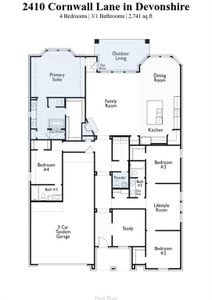 New construction Single-Family house 2410 Cornwall Lane, Forney, TX 75126 Fleetwood Plan- photo 1 1