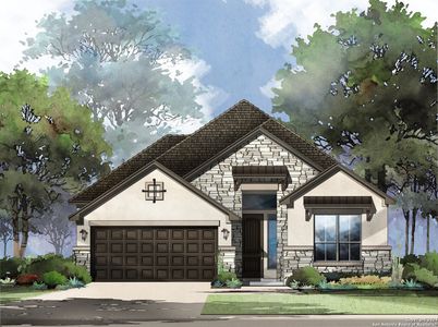 New construction Single-Family house 3017 Ashby Park, Bulverde, TX 78163 Emily 50-2554F.1- photo 0 0