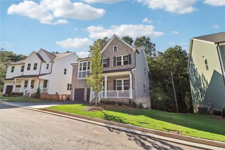 New construction Single-Family house 81 East Harbor Drive, Dawsonville, GA 30534 Crabapple- photo 0