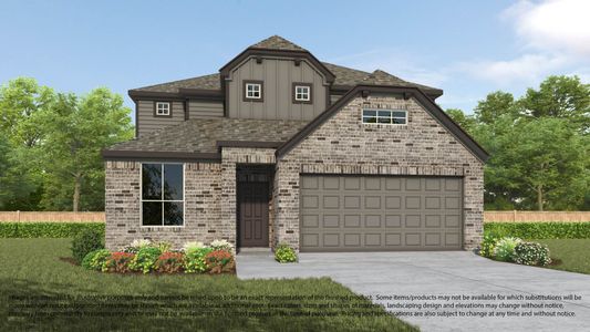 New construction Single-Family house 15807 Walnut Leaf Lane, Cypress, TX 77429 Plan 254- photo 0