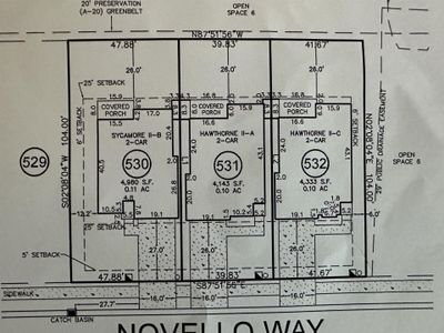 New construction Duplex house 111 Novello Way N, Unit 532, Holly Springs, NC 27540 - photo