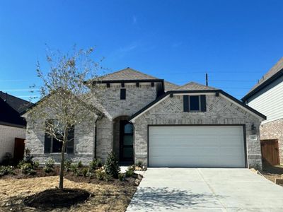 New construction Single-Family house 13807 Via Toluca Trail, Cypress, TX 77433 Morgan (2298-HV-40)- photo 0 0