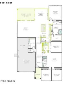 New construction Single-Family house 3870 E Gold Mountain Avenue, San Tan Valley, AZ 85143 Dahlia Plan 5006- photo 1 1