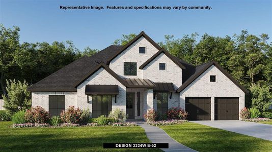 New construction Single-Family house 5007 Fountainhead Lane, Manvel, TX 77578 Design 3334W- photo 0 0