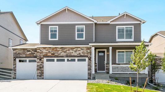 New construction Single-Family house 13468 Valentia Place, Thornton, CO 80602 HENLEY- photo 0