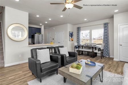 Open Concept Living/Dining Area