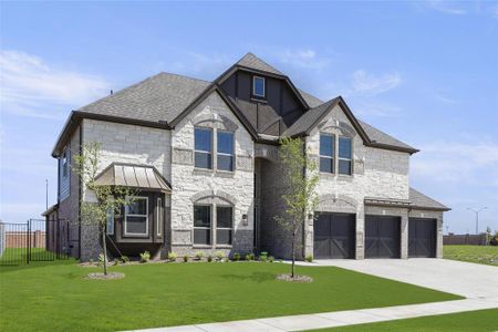 New construction Single-Family house 891 Agape Drive, Haslet, TX 76052 Brentwood 3F (w/Media)- photo 1 1