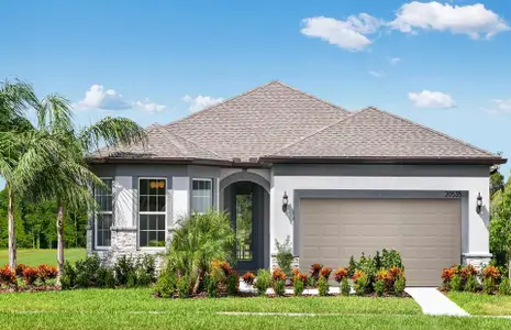 New construction Single-Family house 11509 Waterway Drive, Parrish, FL 34219 Mystique- photo 0