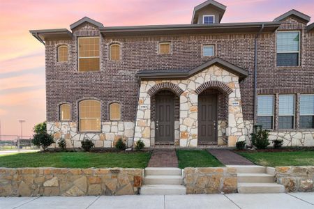 New construction Townhouse house 3155 Solona Circle, Denton, TX 76207 - photo 0