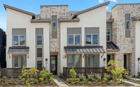 New construction Townhouse house 19714 Curved Steel, Cypress, TX 77433 Ansley Plan- photo 0