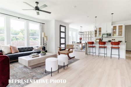 You'll find wonderful, open concept floor plans that are prefect for entertaining in all of our plans in the Enclave at Chadwick Park.  REPRESENTATIVE PHOTO OF MODEL HOME