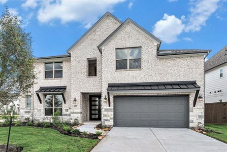 New construction Single-Family house 4322 Golden Ridge Circle, Manvel, TX 77578 The Naples- photo 0