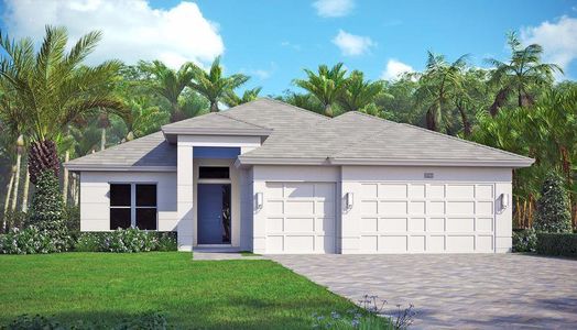 New construction Single-Family house 9212 Sw Pinnacle Place, Port Saint Lucie, FL 34987 Iris- photo 0