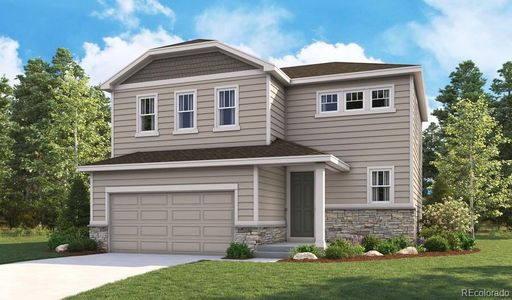 New construction Single-Family house 994 Rustling Street, Windsor, CO 80550 Coral- photo 0