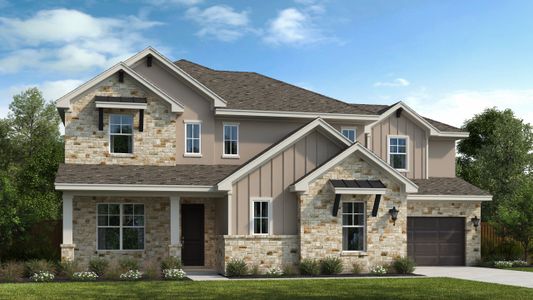 New construction Single-Family house Jarrell, 29812 Captstone Walk, Fair Oaks Ranch, TX 78015 - photo