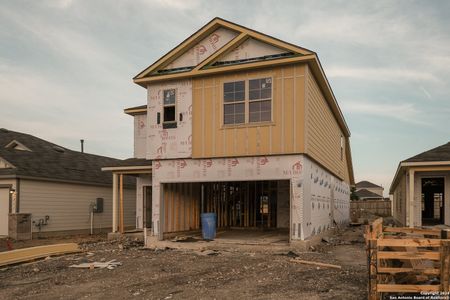 New construction Single-Family house 7015 Pioneer Rock, San Antonio, TX 78253 Larkspur - 30' Smart Series- photo 1 1