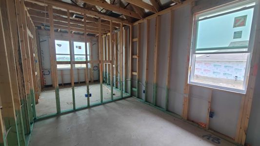 New construction Single-Family house 919 Palo Brea Loop, Hutto, TX 78634 Livingston Homeplan- photo 23 23