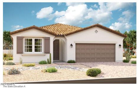 New construction Single-Family house 11025 W Tonto Street, Avondale, AZ 85323 Slate- photo 0