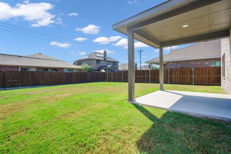 Backyard patio