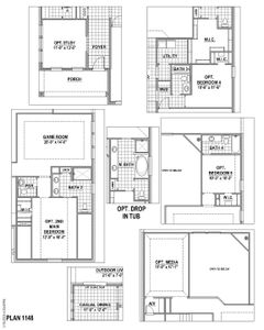New construction Single-Family house 3929 Linear, Celina, TX 75078 Plan 1148- photo 3