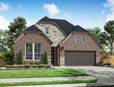 New construction Single-Family house 9847 Iris Haven Lane, Richmond, TX 77407 Falcon- photo 0
