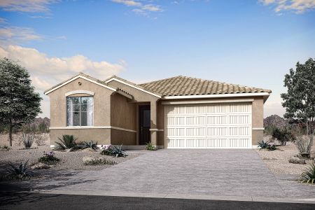 New construction Single-Family house 13635 W Phacelia Ln, Peoria, AZ 85383 Sepia- photo 0