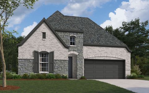 New construction Single-Family house The Waco II, 16812 Eastern Red Boulevard, Fort Worth, TX 76247 - photo