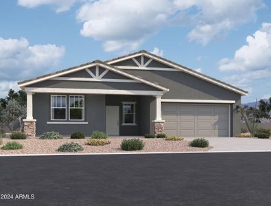 New construction Single-Family house 47347 W Cansados Road, Maricopa, AZ 85139 Topaz Homeplan- photo 0