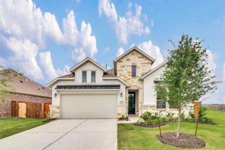 New construction Single-Family house 9518 Turnstone Drive, Manvel, TX 77578 Nantucket- photo 0