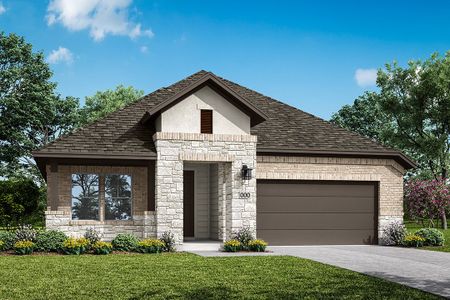 New construction Single-Family house 2205 Western View Dr, Georgetown, TX 78626 Clebourne- photo