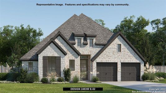 New construction Single-Family house 159 Lukas Cove, San Antonio, TX 78253 Design 2493W- photo 0 0