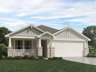 New construction Single-Family house 4607 Homestead Crest, San Antonio, TX 78245 The Allen (840)- photo