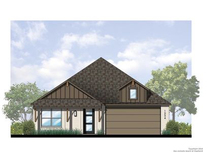 New construction Single-Family house 422 Mule Deer Grove, Cibolo, TX 78108 Picasso Plan- photo 1 1
