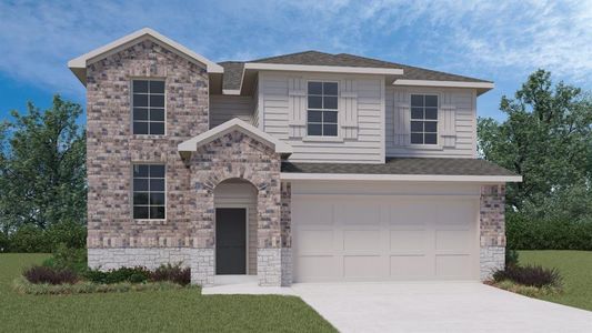 New construction Single-Family house 2848 Indian Clover Trl, Leander, TX 78641 The Pierce - photo 0 0