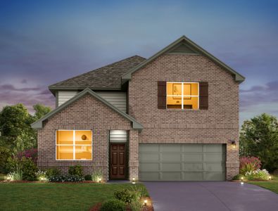 New construction Single-Family house Wyatt, 104 Palo Brea Loop, Hutto, TX 78634 - photo