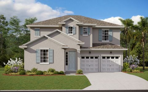 New construction Single-Family house 594 Via Bella Court, Howey-in-the-Hills, FL 34737 Biscayne- photo 0 0